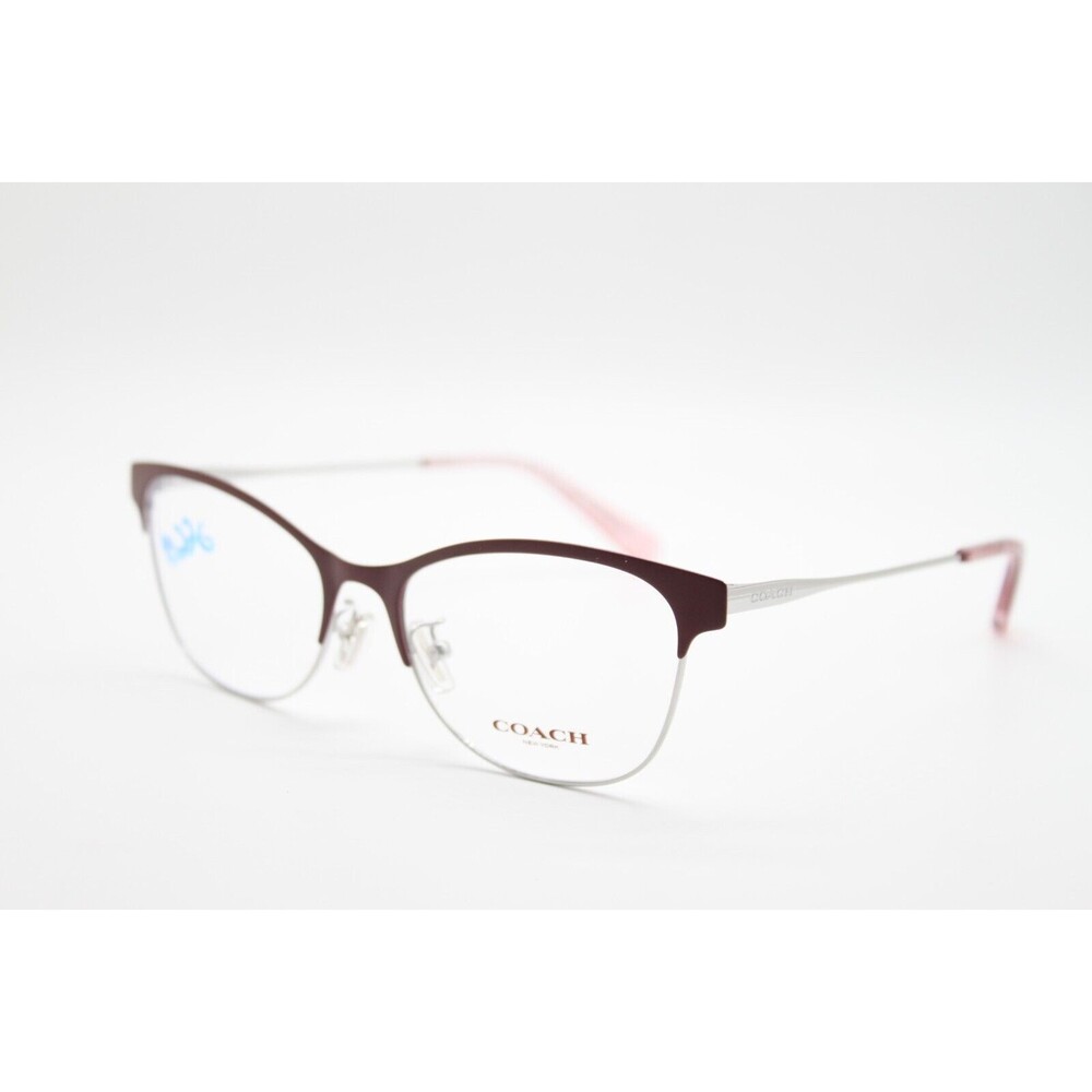 NEW COACH HC 5111 9348 RED SHINY SILVER PINK AUTHENTIC EYEGLASSES 53-17